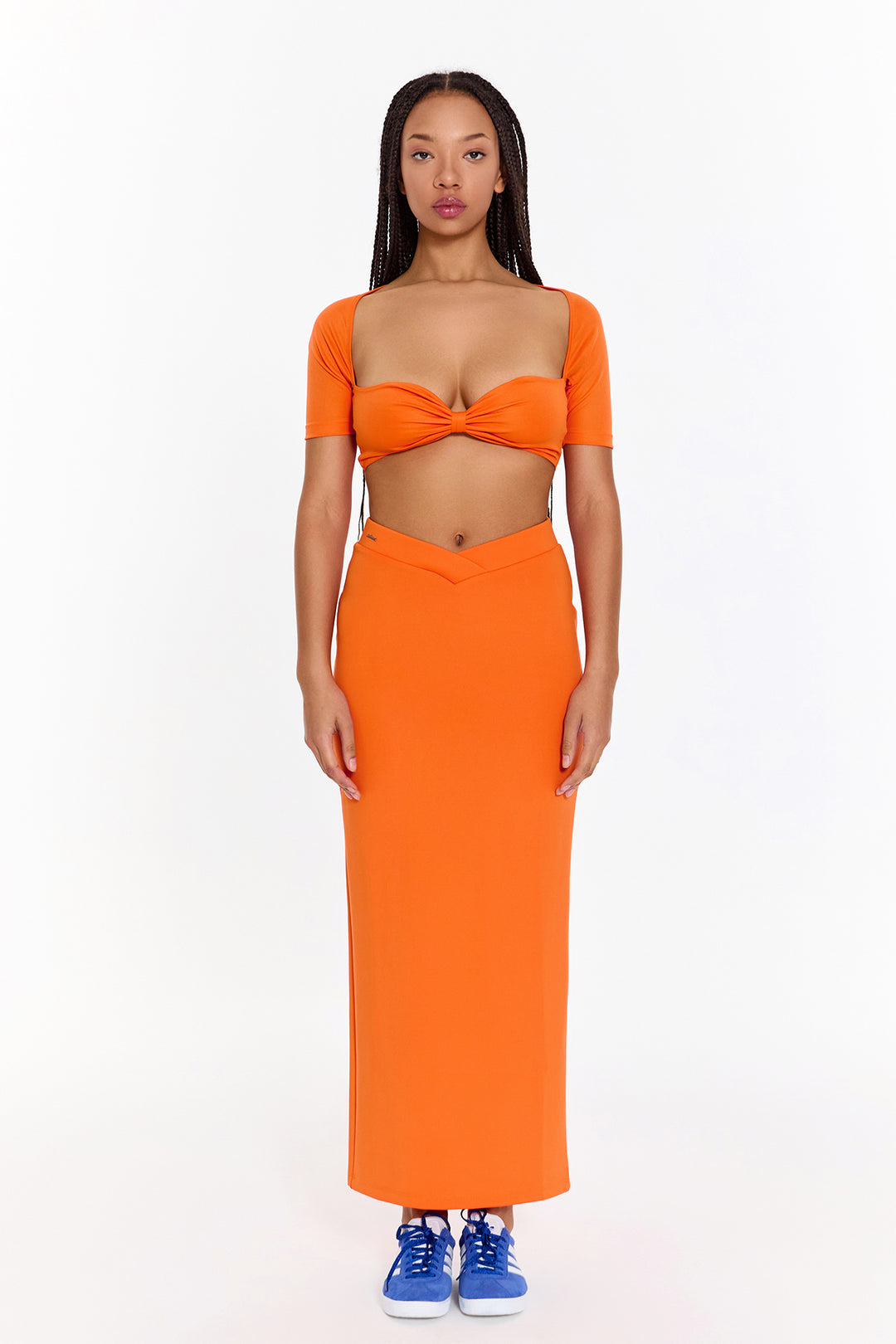 Gypsy Orange Long Skirt