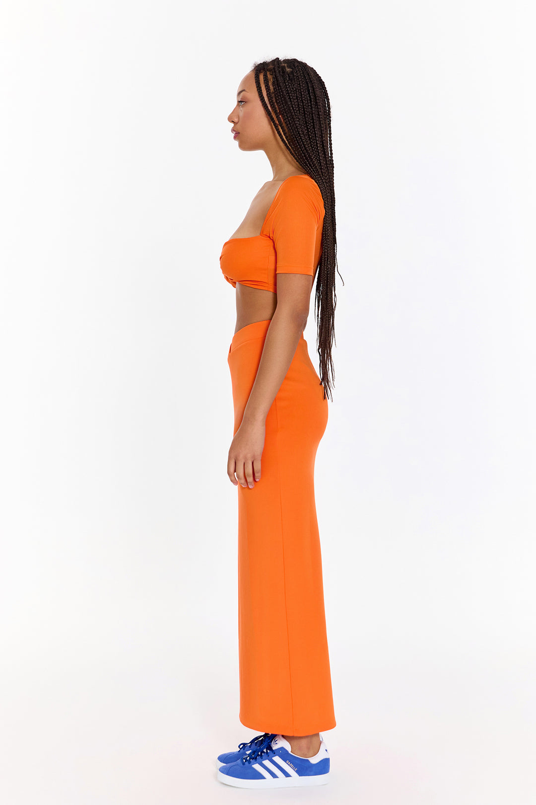 Gypsy Orange Long Skirt