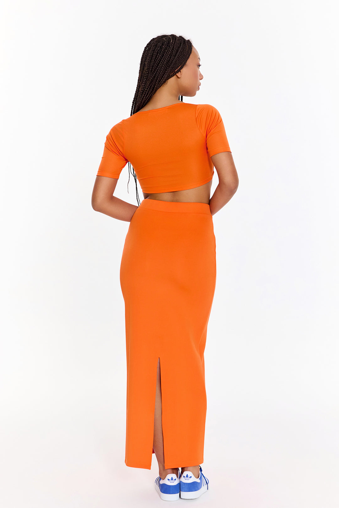 Gypsy Orange Long Skirt