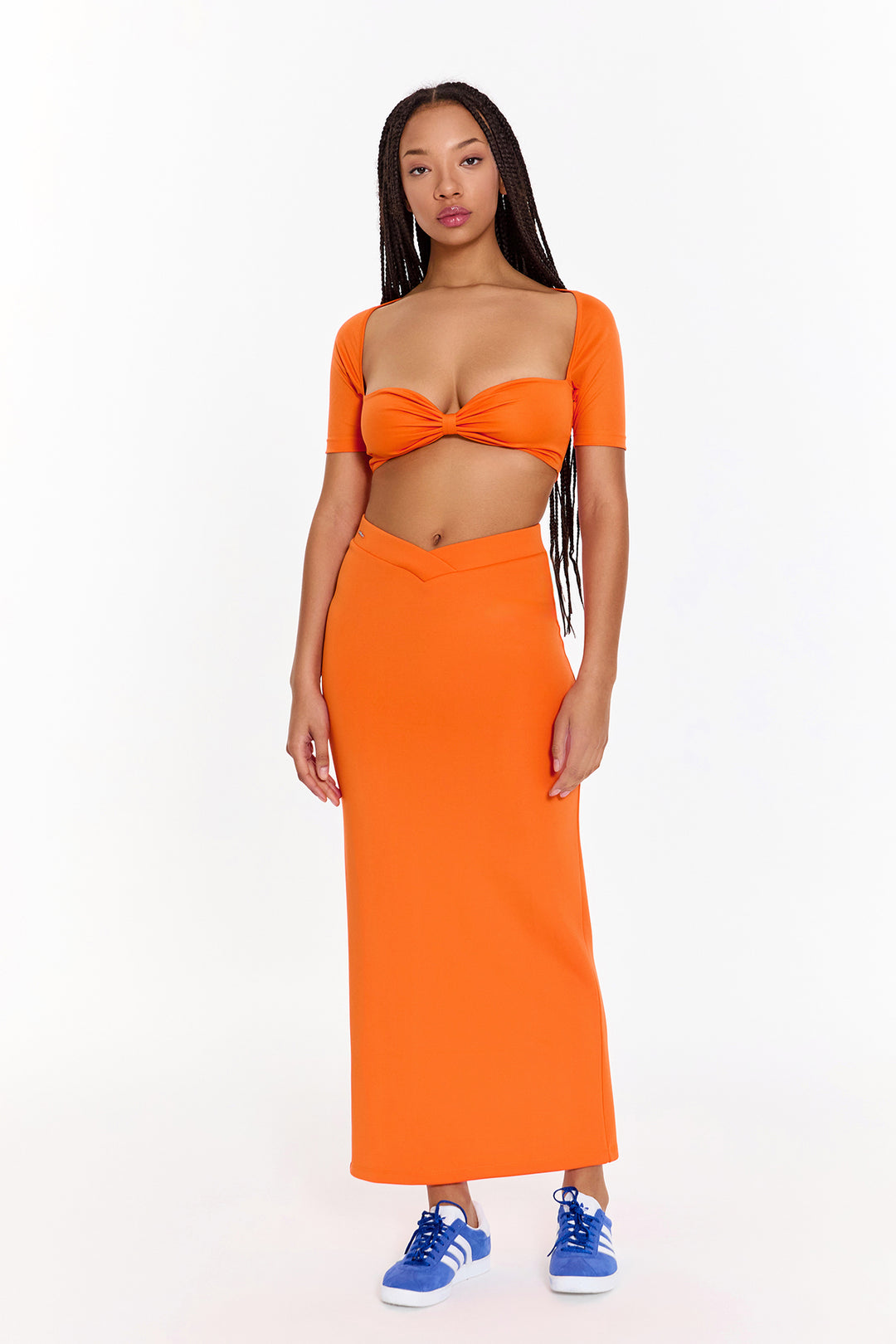 Gypsy Orange Long Skirt