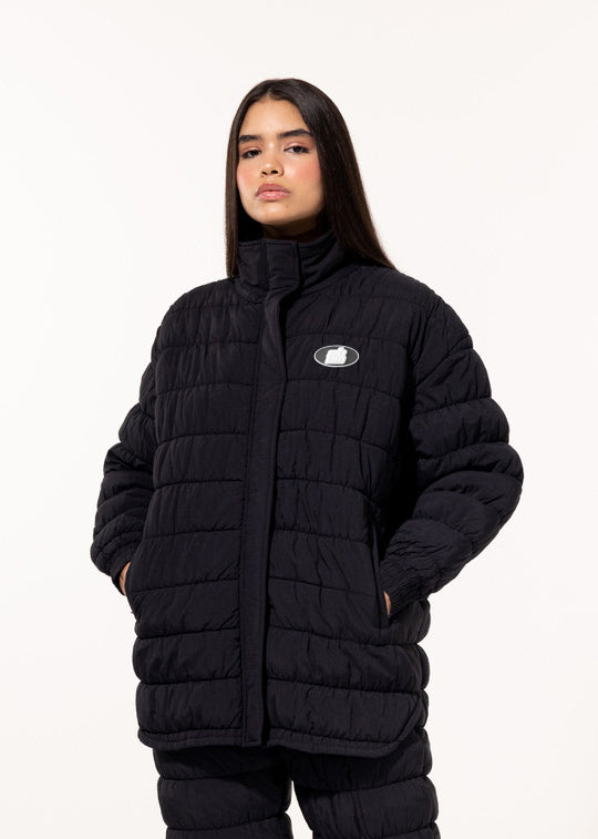 Black Cloud Puffer Ski Jacket