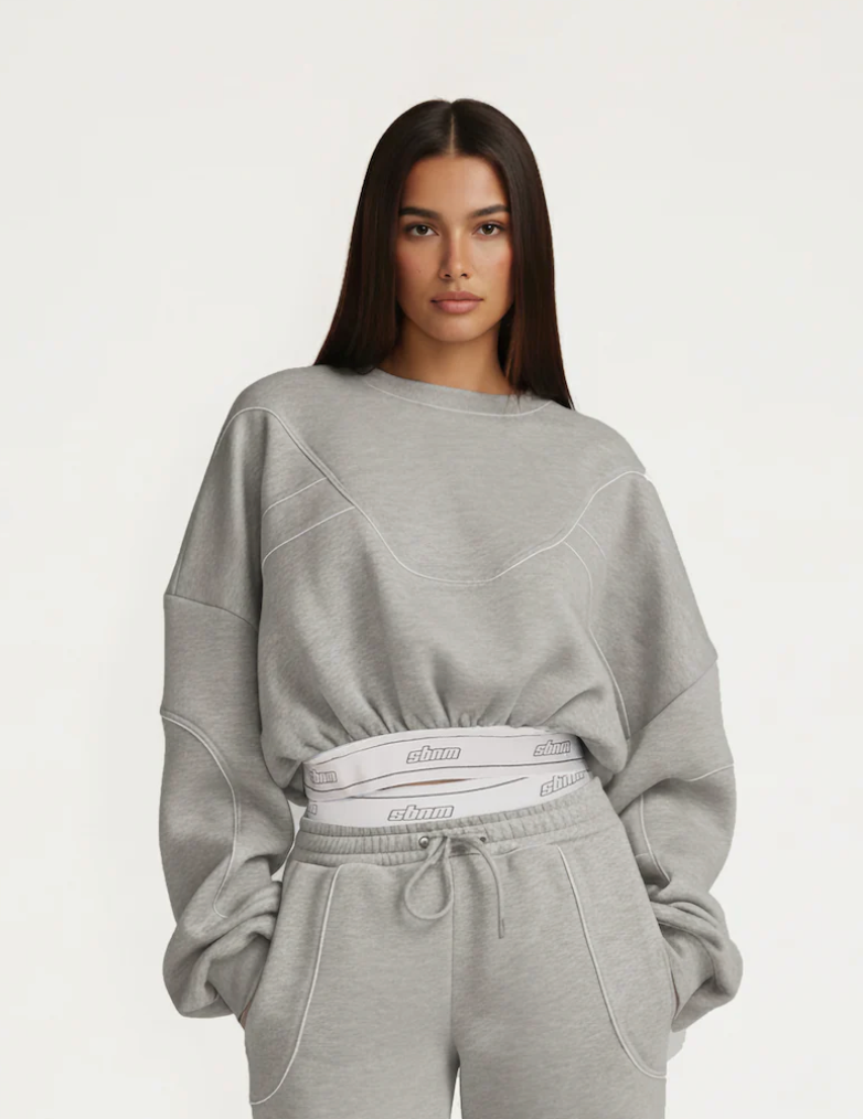 Grey contour sweatshirt