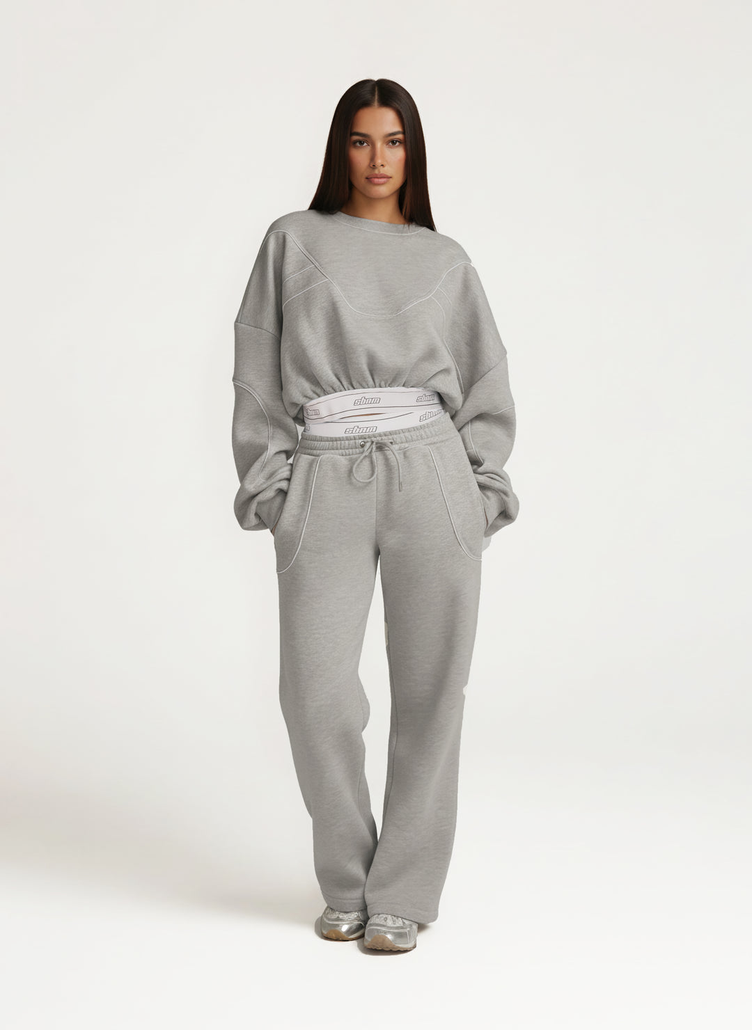 Grey contour sweatshirt