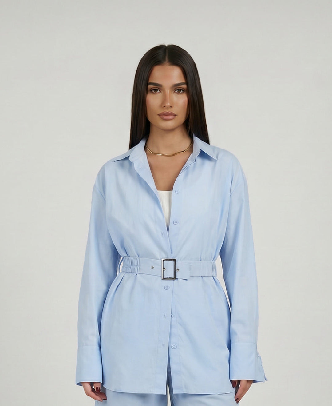 Baby Blue Oversized Shirt