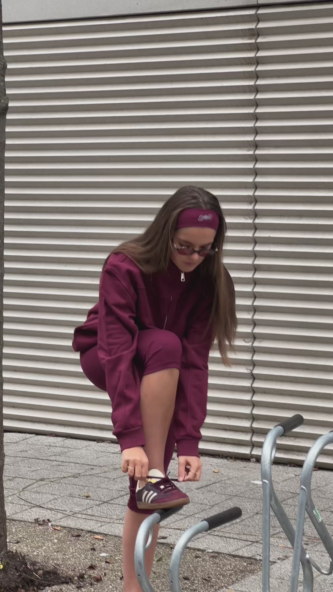 Burgundy Capri Legging