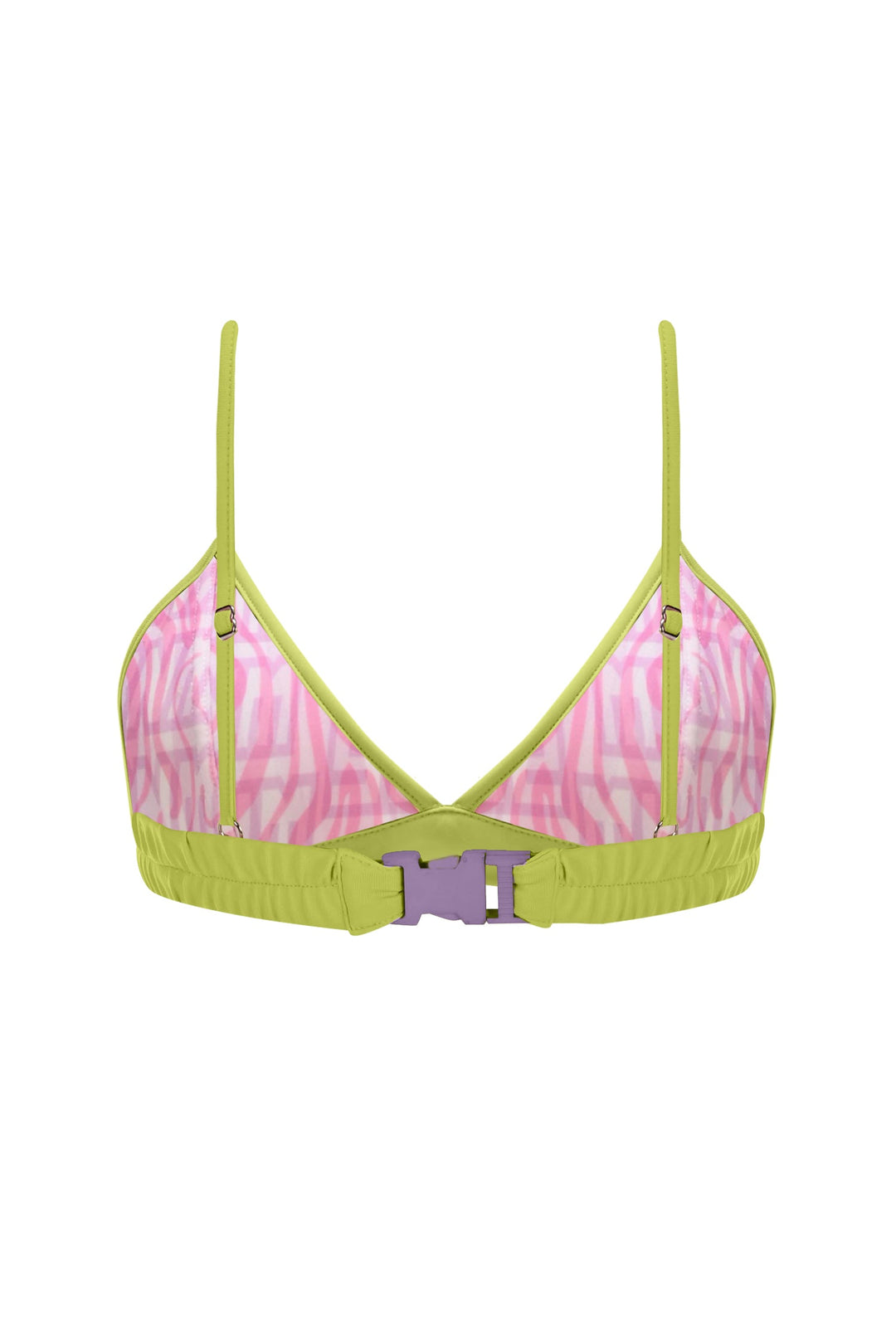 Pink Logomania Bikini Top