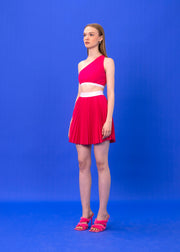 HAPPY HOUR FUCHSIA CROP TOP