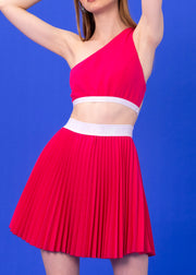 HAPPY HOUR FUCHSIA CROP TOP