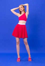 HAPPY HOUR FUCHSIA CROP TOP