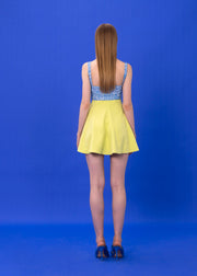 DANCING QUEEN LIME DRESS