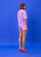 SEASTA PINK  COTTON BLEND T-SHIRT