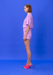 SEASTA PINK  COTTON BLEND SHORT