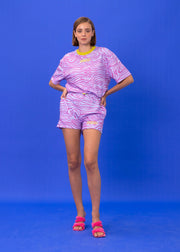 SEASTA PINK  COTTON BLEND SHORT