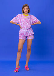SEASTA PINK  COTTON BLEND SHORT