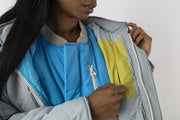 Double ice puffer vest and jacket