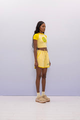 ''I Love''  Contrast Shorts