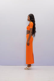 GYPSY ORANGE LONG SKIRT