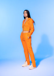 VIVID FLAME ORANGE SWEATPANTS