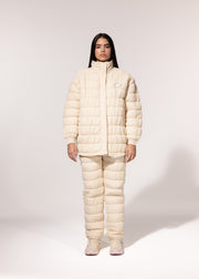 CREME CLOUD PUFFER SKI JACKET