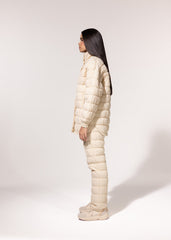 CREME CLOUD PUFFER SKI JACKET