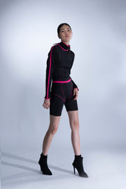 PINK HIGHLIGHT BIKER SHORT