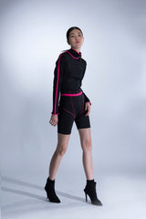 PINK HIGHLIGHT BIKER SHORT