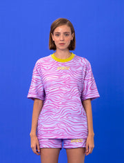 SEASTA PINK  COTTON BLEND T-SHIRT
